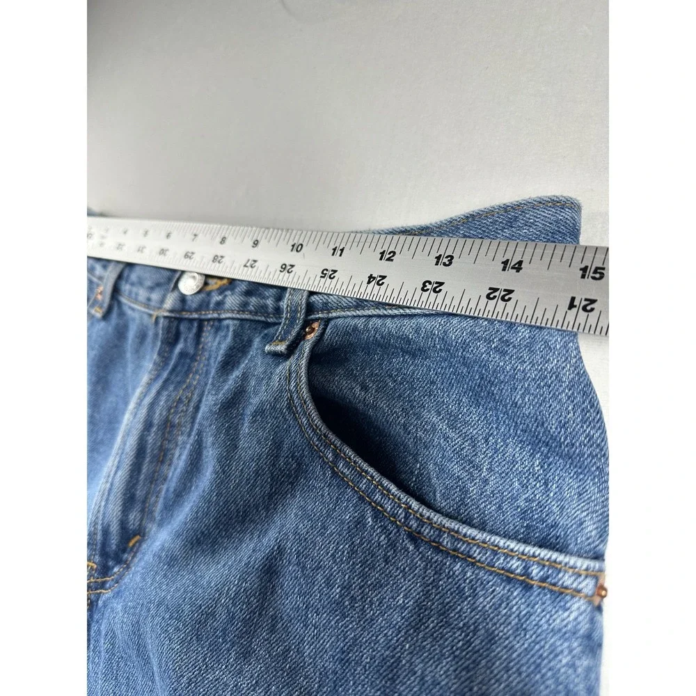 Vintage Y2K Levi's 550 Relaxed Tapered Mom Jeans Women 10 M Blue Denim High Rise